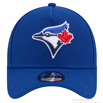 New Era Youth 9FORTY A-Frame MLB Toronto Blue Jays Adjustable Snapback Hat - Royal Blue