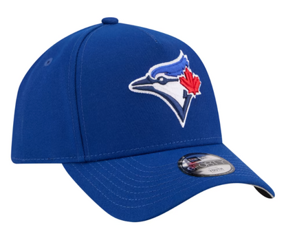 New Era Youth 9FORTY A-Frame MLB Toronto Blue Jays Adjustable Snapback Hat - Royal Blue