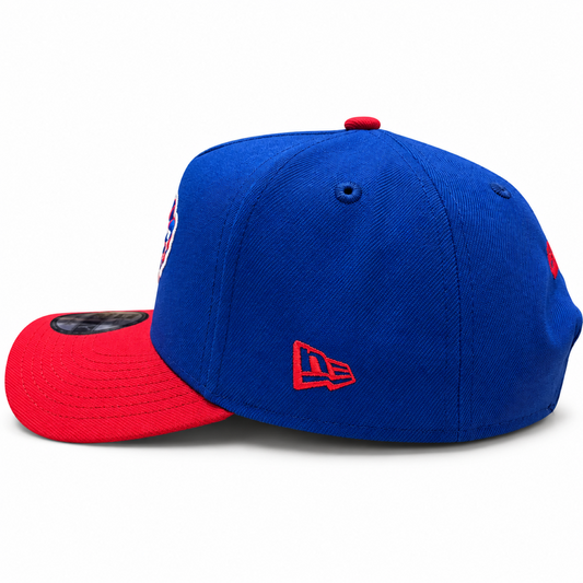 New Era NFL Buffalo Bills Two-Tone 9FORTY A-Frame Adjustable Snapback Hat – Royal Blue/Red