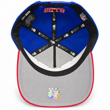 New Era NFL Buffalo Bills Two-Tone 9FORTY A-Frame Adjustable Snapback Hat – Royal Blue/Red