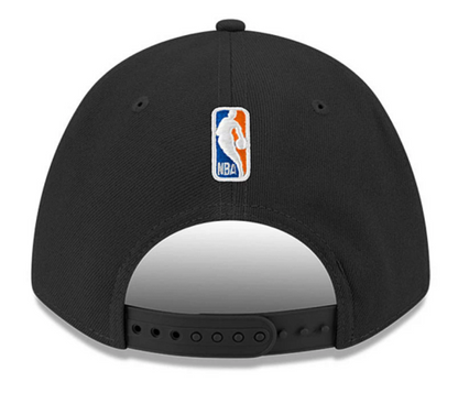 New Era NBA New York Knicks Team 9FORTY M-Crown Adjustable Hat - Black