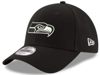 New Era NFL Seattle Seahawks 9FORTY Adjustable Hat - Black