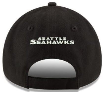 New Era NFL Seattle Seahawks 9FORTY Adjustable Hat - Black