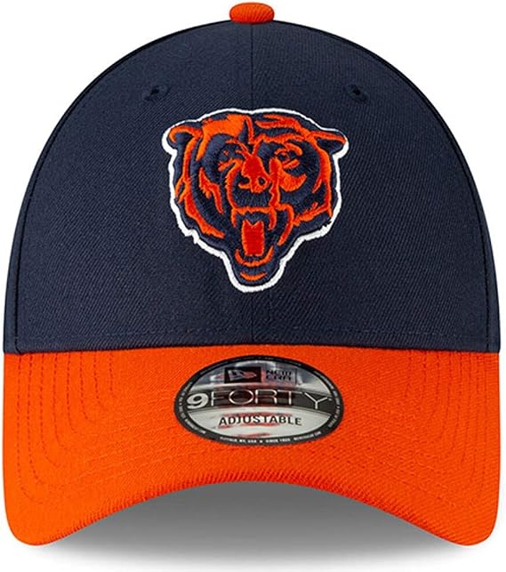 New Era NFL Chicago Bears The League 9FORTY Adjustable Hat - Navy/Orange