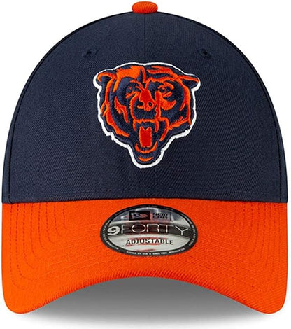 New Era NFL Chicago Bears The League 9FORTY Adjustable Hat - Navy/Orange