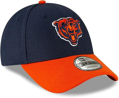 New Era NFL Chicago Bears The League 9FORTY Adjustable Hat - Navy/Orange
