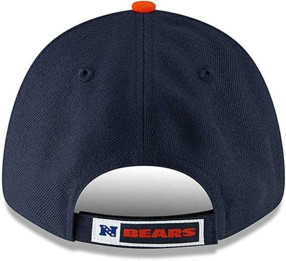 New Era NFL Chicago Bears The League 9FORTY Adjustable Hat - Navy/Orange