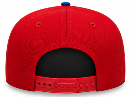 New Era MLB 9FIFTY Toronto Blue Jays Vintage Logo Canada Day 2026 Snapback Hat - Red/Royal