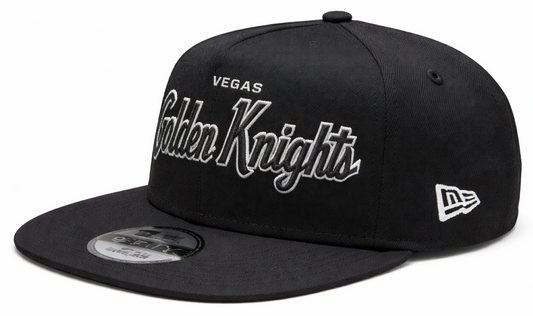 New Era 9FIFTY A-Frame NHL Vegas Golden Knights Adjustable Snapback Hat - Black