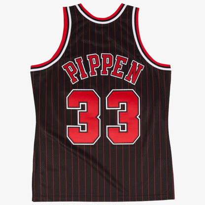 Mitchell & Ness Men's NBA Chicago Bulls Scottie Pippen Authentic Jersey - Pinstripes