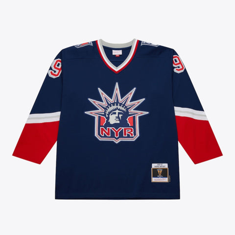 Mitchell & Ness NHL Wayne Gretzky New York Rangers 1996/97 Jersey - Navy