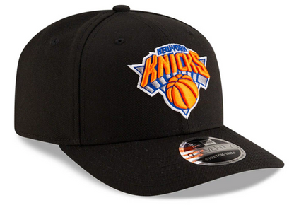 New Era NBA New York Knicks Team 9SEVENTY Stretch-Snap Adjustable Hat - Black