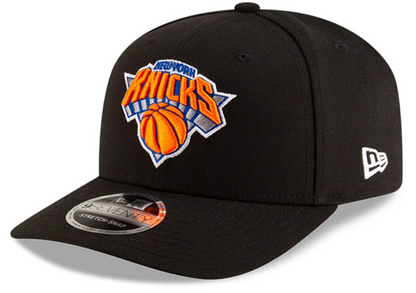 New Era NBA New York Knicks Team 9SEVENTY Stretch-Snap Adjustable Hat - Black