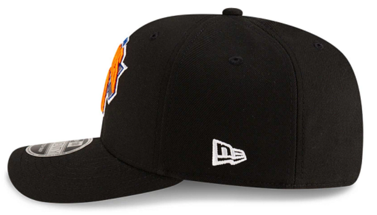 New Era NBA New York Knicks Team 9SEVENTY Stretch-Snap Adjustable Hat - Black