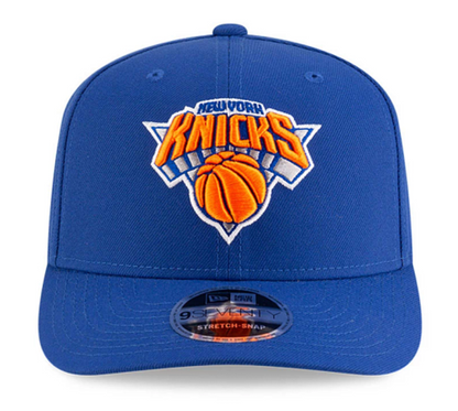 New Era NBA New York Knicks Team 9SEVENTY Stretch-Snap Adjustable Hat - Royal Blue