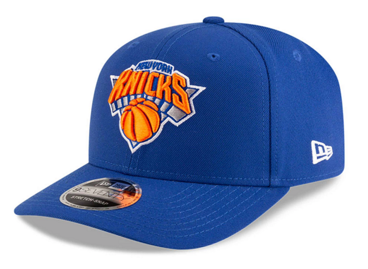 New Era NBA New York Knicks Team 9SEVENTY Stretch-Snap Adjustable Hat - Royal Blue