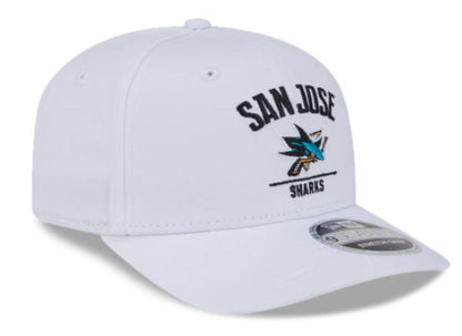 New Era 9SEVENTY NHL San Jose Sharks Adjustable Stretch-Snapback Hat - White