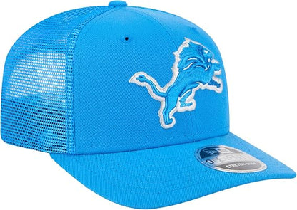 New Era 9SEVENTY 2025 NFL Detroit Lions Team Collection Adjustable Stretch-Snap Hat - Blue