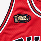 Mitchell & Ness Men's NBA Chicago Bulls 1997/98 Finals Patch Scottie Pippen Authentic Jersey -Red