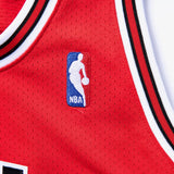 Mitchell & Ness Men's NBA Chicago Bulls 1997/98 Finals Patch Scottie Pippen Authentic Jersey -Red