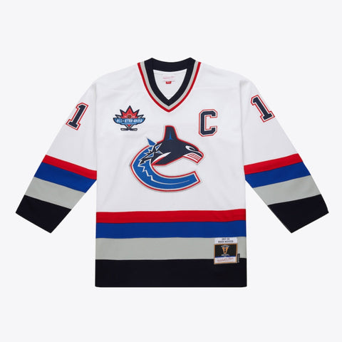 Mitchell & Ness NHL Mark Messier Vancouver Canucks 1998 All Star Game Jersey - White
