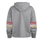 47 NHL Calgary Flames Women's Upland Bennet Cropped Hoodie - Grey