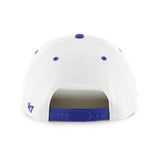 '47 NHL Hitch Edmonton Oilers Diamond Cut Snapback Hat - White / Blue