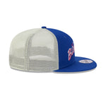New Era MLB Toronto Blue Jays Glow-in-The-Dark Neon 9FIFTY Trucker Adjustable Snapback Hat - Blue