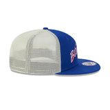New Era MLB Toronto Blue Jays Glow-in-The-Dark Neon 9FIFTY Trucker Adjustable Snapback Hat - Blue