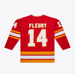 Mitchell & Ness NHL Theoren Fleury Calgary Flames 1989 Stanley Cup Finals Jersey - Red