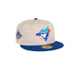 New Era Toronto Blue Jays Worlds Series Cooperstown 59Fifty Fitted Cap Royal Brim Sidepatch