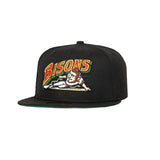 New Era Buffalo Bisons Black 59Fifty Fitted Hat (Jays Triple-A Team)