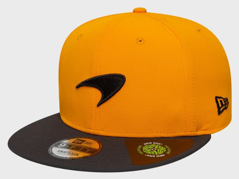 New Era 9FIFTY M/L Formula 1 Mclaren Team Two Tone Adjustable Snapback Hat - Orange/Grey