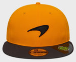 New Era 9FIFTY M/L Formula 1 Mclaren Team Two Tone Adjustable Snapback Hat - Orange/Grey