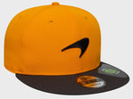 New Era 9FIFTY M/L Formula 1 Mclaren Team Two Tone Adjustable Snapback Hat - Orange/Grey