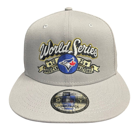 New Era 9FIFTY MLB Toronto Blue Jays 2025 ALCS Champions Snapback Adjustable Cap - Grey