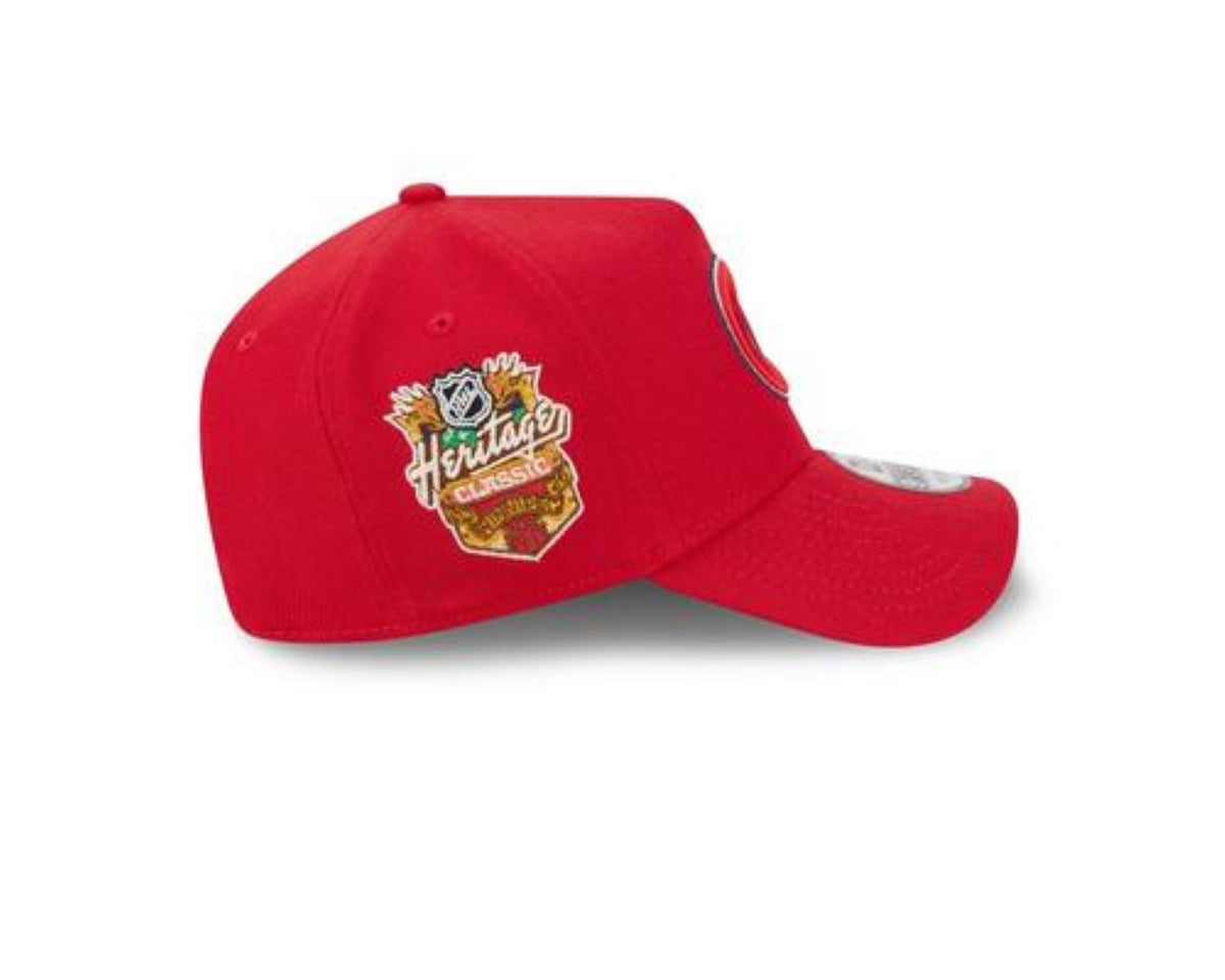 New Era 9FORTY A-Frame NHL Montreal Canadiens 2026 Heritage Classic Adjustable Snapback Hat - Red