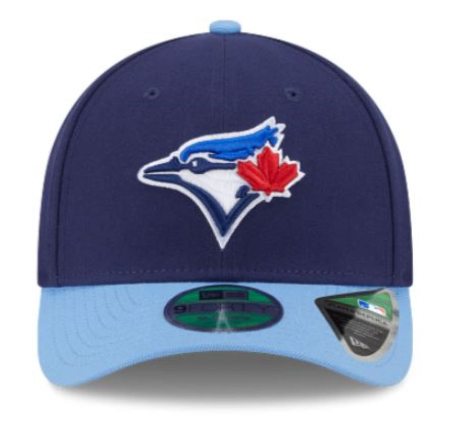 New Era 9FORTY M-Crown MLB Toronto Blue Jays 50th Anniversary Side Patch Player Replica Two Tone Adjustable Snapback Hat - Navy/Powder Blue