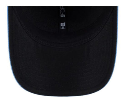 New Era 9FORTY M-Crown MLB Toronto Blue Jays 50th Anniversary Side Patch Player Replica Two Tone Adjustable Snapback Hat - Navy/Powder Blue