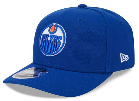 New Era 9SEVENTY NHL Edmonton Oilers Adjustable Stretch-Snapback Hat - Blue
