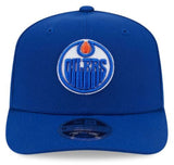 New Era 9SEVENTY NHL Edmonton Oilers Adjustable Stretch-Snapback Hat - Blue