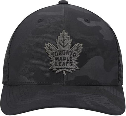 American Needle NHL Toronto Maple Leafs Camo Trucker Tonal - Grey/Black