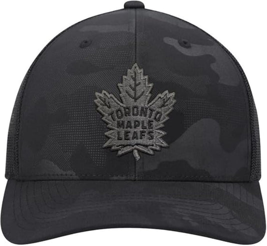 American Needle NHL Toronto Maple Leafs Camo Trucker Tonal - Grey/Black