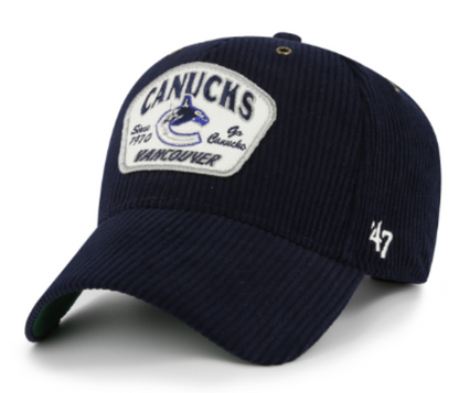 '47 NHL Vancouver Canucks Accordia MVP Adjustable Hat - Navy Blue