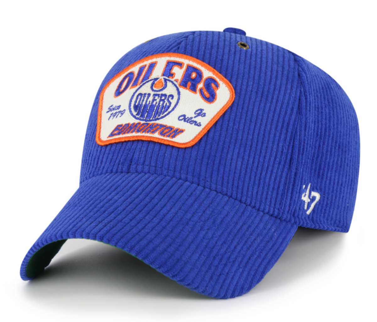 '47 NHL Edmonton Oilers Accordia MVP Adjustable Hat - Blue