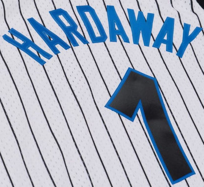 Mitchell & Ness NBA Anfernee Hardaway Orlando Magic 1993-94 Swingman Player Jersey - White/Black Pinstripe
