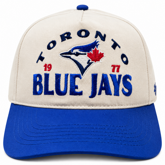 '47 MLB Toronto Blue Jays Arcitext Hitch RF Adjustable Hat - Natural/Blue