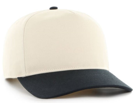 '47 Blank Two Tone Adjustable Clean Up Hat- Natural/Black