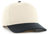 '47 Blank Two Tone Adjustable Clean Up Hat- Natural/Black