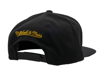 Mitchell & Ness Men's NBA Los Angeles Lakers Black Dynamic Snapback Cap